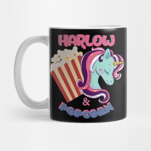 Harlow And Popcorn Funny Popcorn The Pony Mug